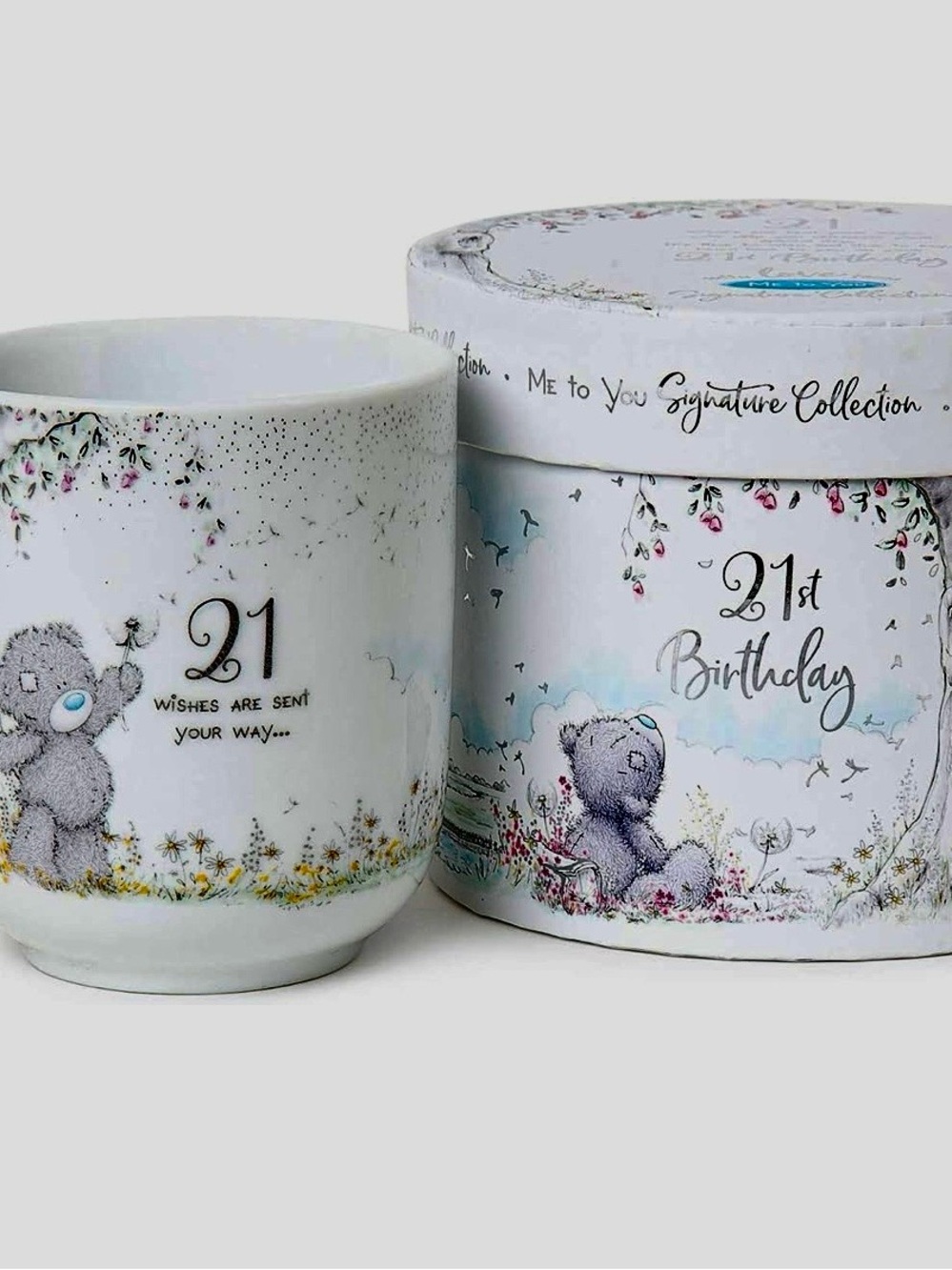 Me to You 21st Birthday Mug Gift Set Tatty Teddy Signature Collection